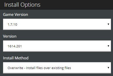 Cauldron install options