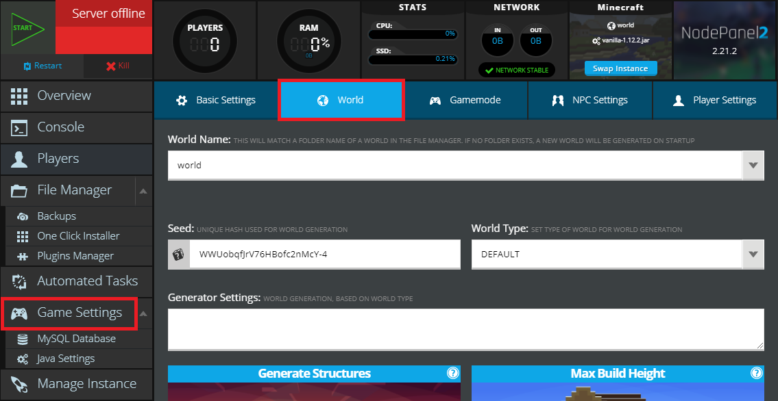 Adjusting View Distance and Simulation Distance on Your Minecraft Server -  Knowledgebase - Shockbyte